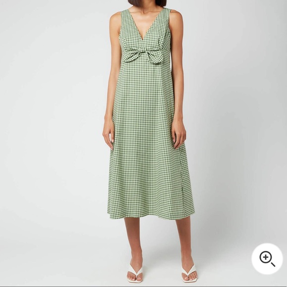 kate spade green gingham dress